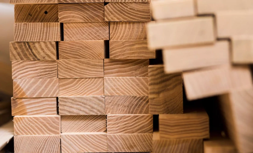 Stacked Wooden Blocks